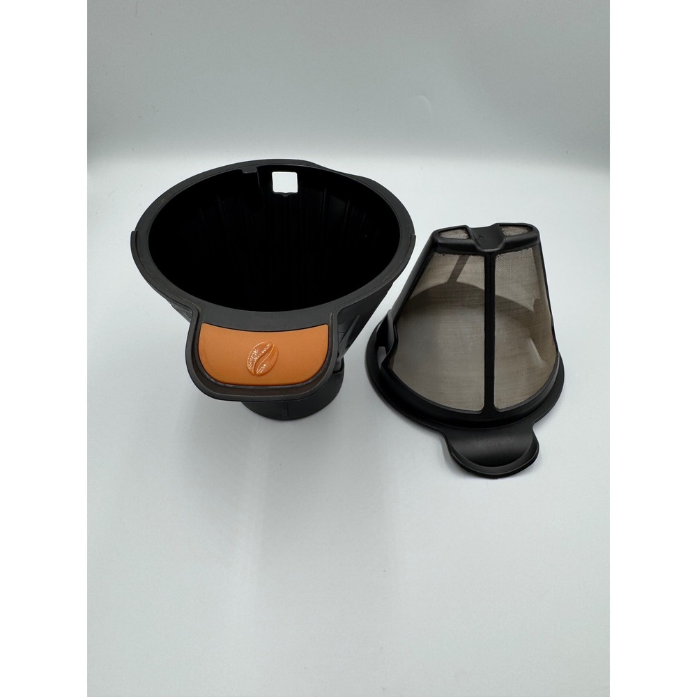 Ninja Brew Basket CP301 Filter Holder & Permanent Mesh Filter Black Orange